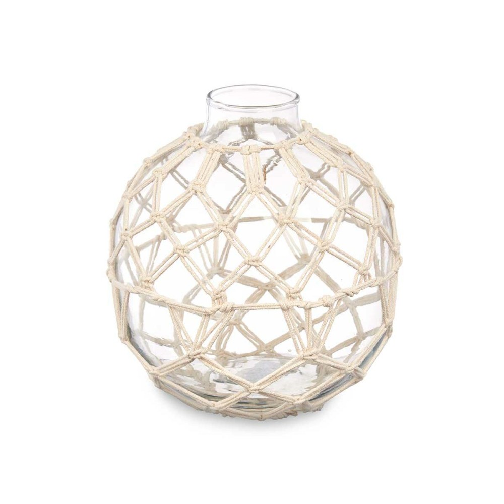 Boule Décorative Blanc Transparent 18 x 20 cm (6 Unités)