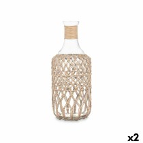 Bouteille 21638BR Transparent 19 x 48 cm Décorative (2 Unités)