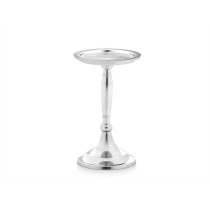 Candle Holder Silver Aluminium 10 x 17 x 8,5 cm (8 Units)