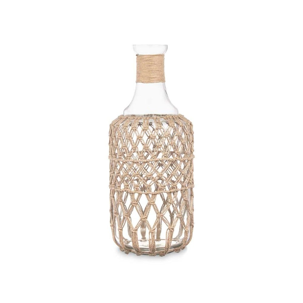 Bottle 21638BR Transparent 19 x 48 cm Decorative (2 Units)