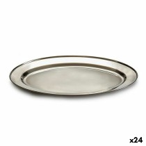 Tray Kinvara 2037-30 Silver Stainless steel 30 x 2 x 20 cm (24 Units)