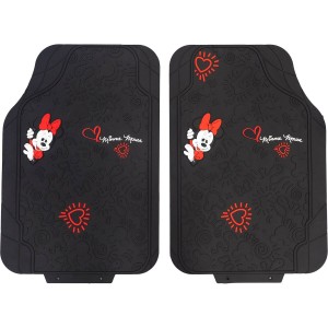 Car Floor Mat Set Minnie Mouse CZ10901 Black