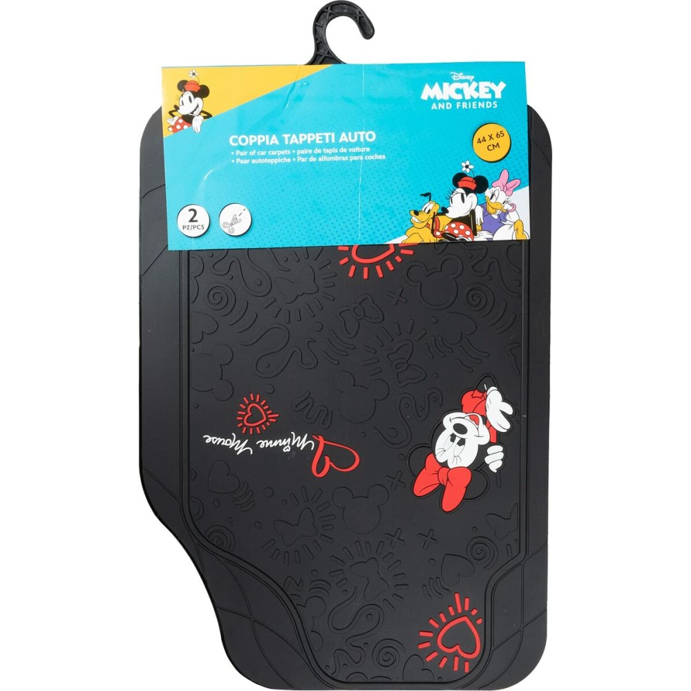 Set de tapis de voitures Minnie Mouse CZ10901 Noir