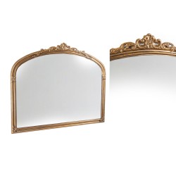 Wall mirror Romimex Golden Metal 105 x 88 x 4 cm