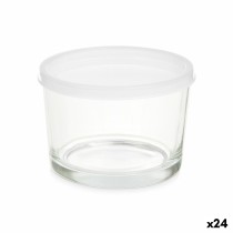 Lunch box Vivalto OCT-W37403-DISPLAY Transparent Glass polypropylene 200 ml (24 Units)