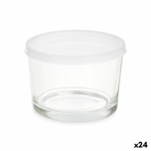 Lunchbox Vivalto OCT-W37403-DISPLAY Durchsichtig Glas Polypropylen 200 ml (24 Stück)