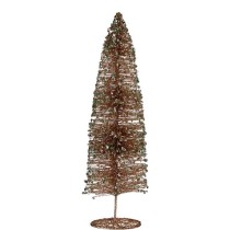 Sapin de Noël Paillettes champagne 10 x 40 x 10 cm (6 Unités)