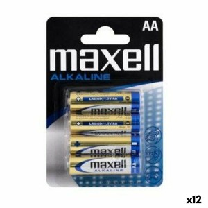 Piles Alcalines Maxell LR06 (12 Unités)