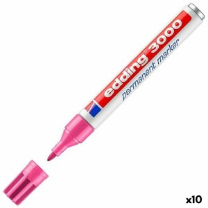 Permanent marker Edding 3000 Pink (10 Units)