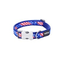 Collier pour Chien Red Dingo STYLE US FLAG 41-63 cm