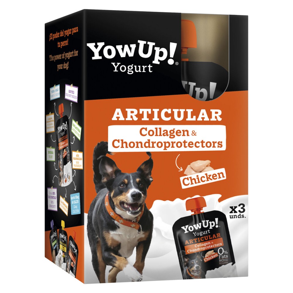 Alimentation humide YowUp Collagen + Chondroprotectors Poulet 3 Unités 3 x 115 g