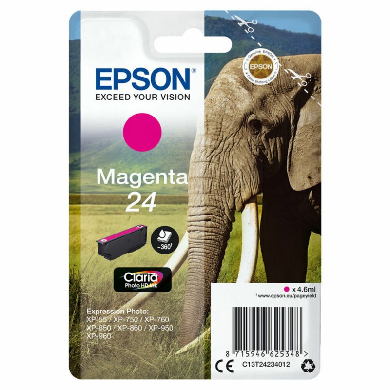 Original Ink Cartridge Epson Cartucho 24 magenta Magenta