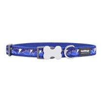 Dog collar Red Dingo STYLE LIGHTNING Navy Blue