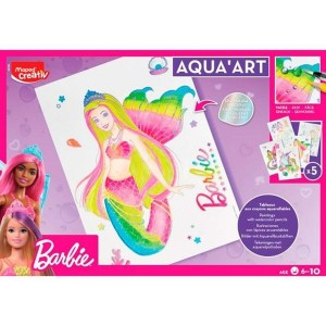 Zeichnungen zum Ausmalen Maped Aqua'Art Barbie