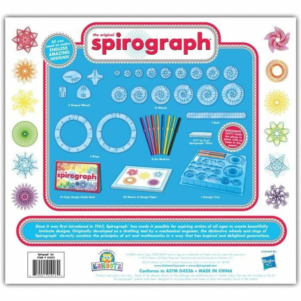 Drawing Set Spirograph Silverlit 30 Pieces