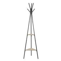 Hat stand Vinthera Moa Steel Black 49,5 x 49,5 x 180 cm