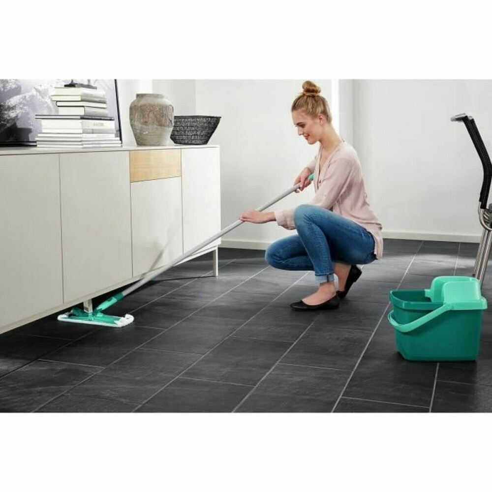 Mop with Bucket Leifheit Combi Clean M Vert Métal Plastique