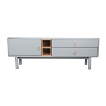 TV-Möbel Home ESPRIT Blau Grau Polypropylen Holz MDF 140 x 40 x 55 cm