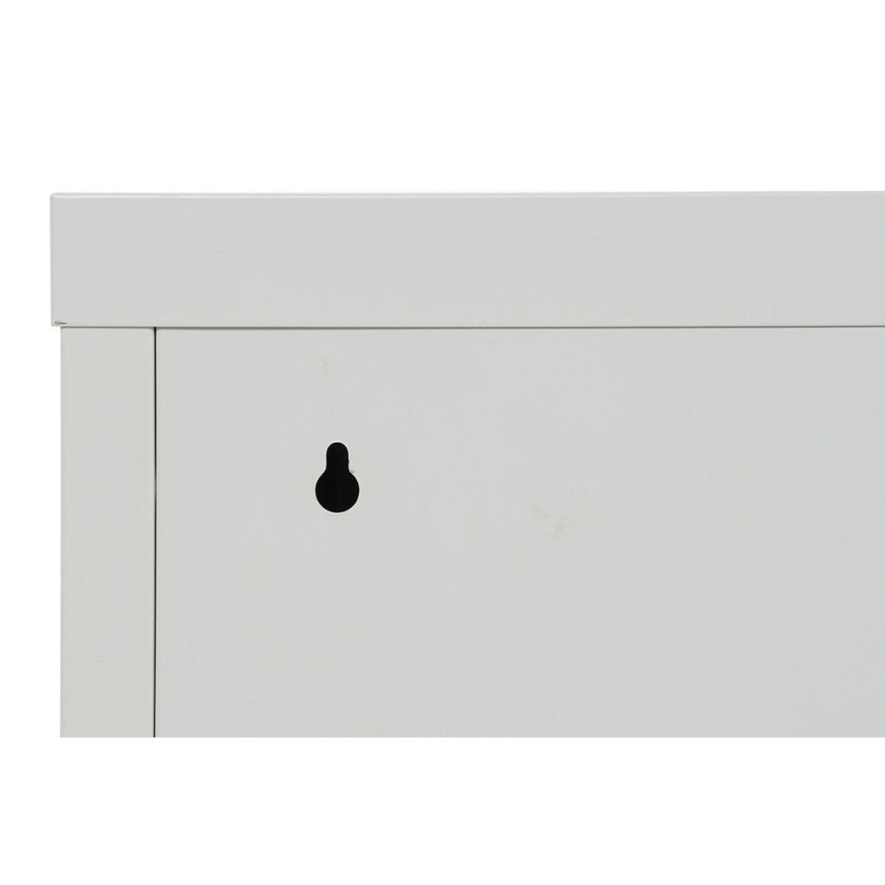 TV furniture Home ESPRIT White Metal 120 x 40 x 58 cm