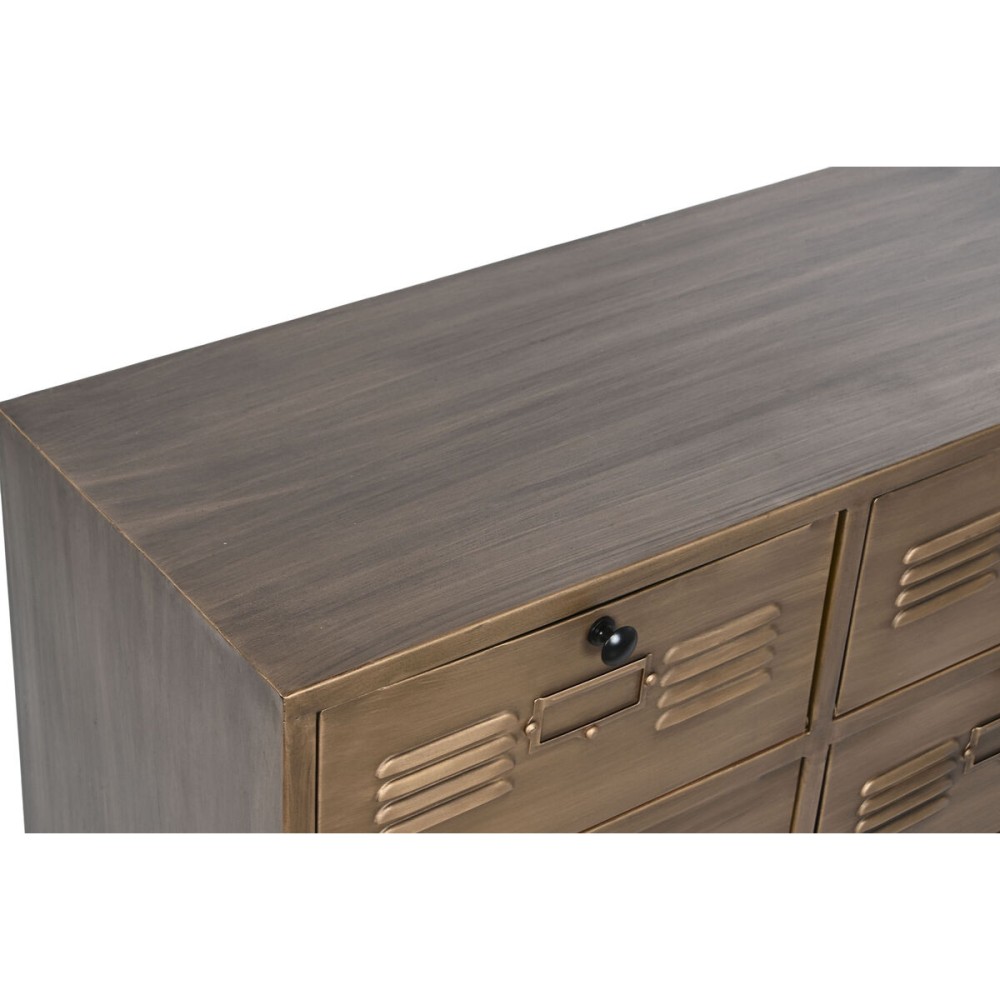 Chest of drawers Home ESPRIT Golden Metal Loft 78 x 34 x 70 cm