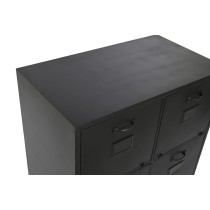 Chest of drawers Home ESPRIT Black Metal Loft 75 x 45 x 80 cm