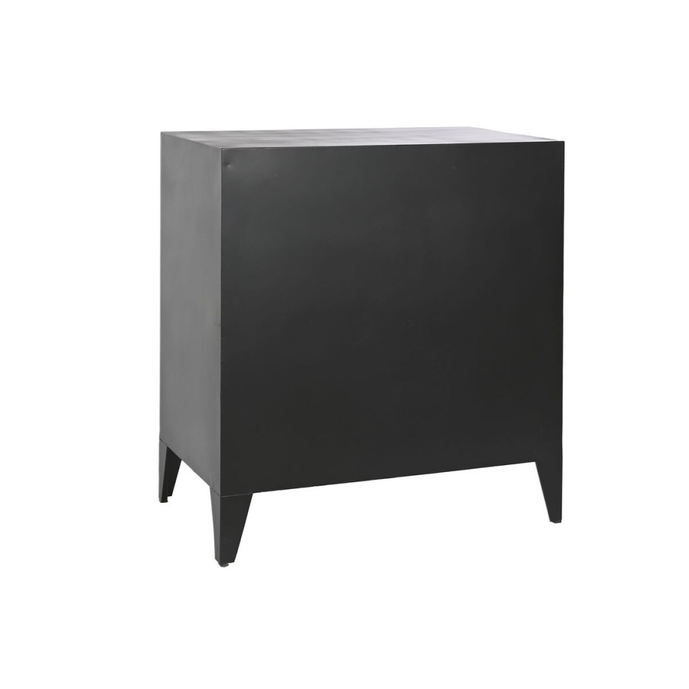 Chest of drawers Home ESPRIT Black Metal Loft 75 x 45 x 80 cm