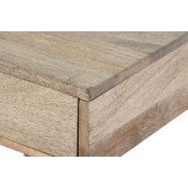 Meuble d'Entrée avec Tiroirs Home ESPRIT Marron Argenté Marron Clair 110 x 40 x 76 cm 110 x 41,5 x 76 cm (3 Pièces)