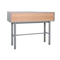 Konsole Home ESPRIT Blau Grau Holz MDF 120 x 35 x 90 cm