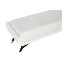 Banquette Home ESPRIT Blanc Noir 120 x 40 x 42 cm