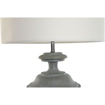 Lampe de bureau Home ESPRIT Blanc Gris Résine 35,5 x 35,5 x 79 cm