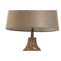 Lampe de bureau Home ESPRIT Marron Beige Doré Naturel 50 W 220 V 33 x 33 x 60 cm