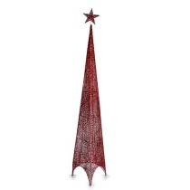 Weihnachtsbaum Krist+ 00155 Rot Metall Kunststoff Turm 42 x 218 x 42 cm (3 Stück)