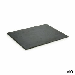 Tablett für Snacks Kinvara SJ3040 Schwarz 40 x 0,5 x 30 cm (10 Stück)