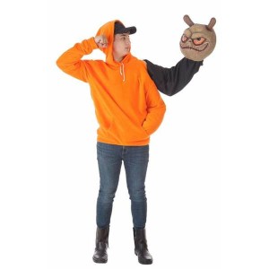 Déguisement pour Adultes Halloween Orange Alien L (2 Pièces)