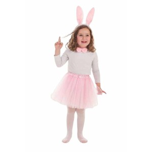 Costume for Children Tutu Pink Light Pink Little Rabbit 4 Pieces