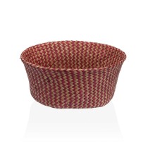 Decorative basket Versa Red Marine algae Ø 28 cm