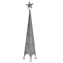 Sapin de Noël Krist+ 00157 Argenté Métal Plastique Étoile Tour 28 x 127 x 28 cm (6 Unités)