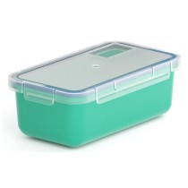 Récipient de Conservation des Aliments Valira 6090/97 Hermétique Turquoise Thermoplastique PBT Rectangulaire 750 ml