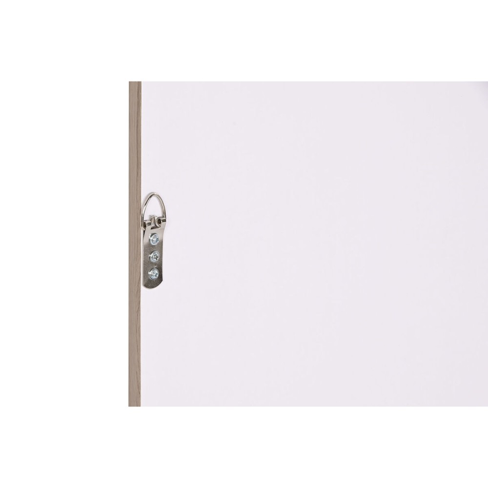 Wall mirror Home ESPRIT White Brown Beige Grey Crystal polystyrene 63,3 x 2,6 x 89,6 cm (4 Units)