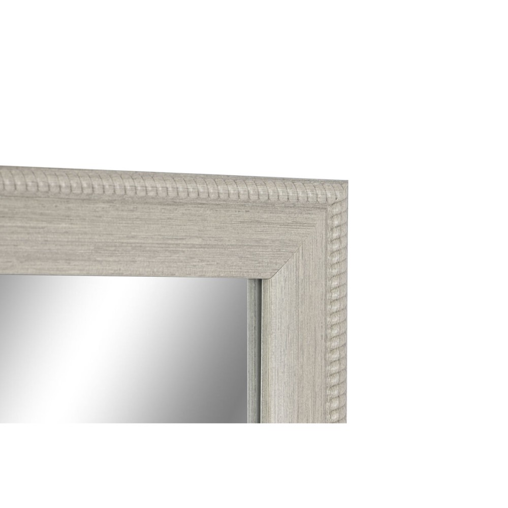 Miroir mural Home ESPRIT Blanc Marron Beige Gris Verre polystyrène 36 x 2 x 125 cm (4 Unités)