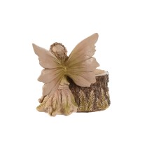 Decorative Figure Home ESPRIT Brown Fairy 18 x 10 x 15 cm (2 Units)