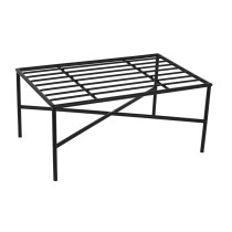 Fußstütze Home ESPRIT Weiß Schwarz Metall Urban 75 x 50 x 45 cm