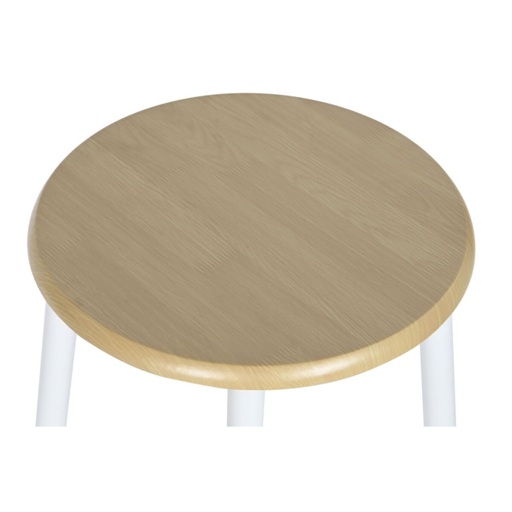 Ensemble Table + 2 Chaises DKD Home Decor Métal Bois MDF 80 x 50 x 84 cm