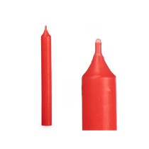 Kerzen-Set Acorde 126-C-AR Rot 2 x 2 x 20 cm (12 Stück)