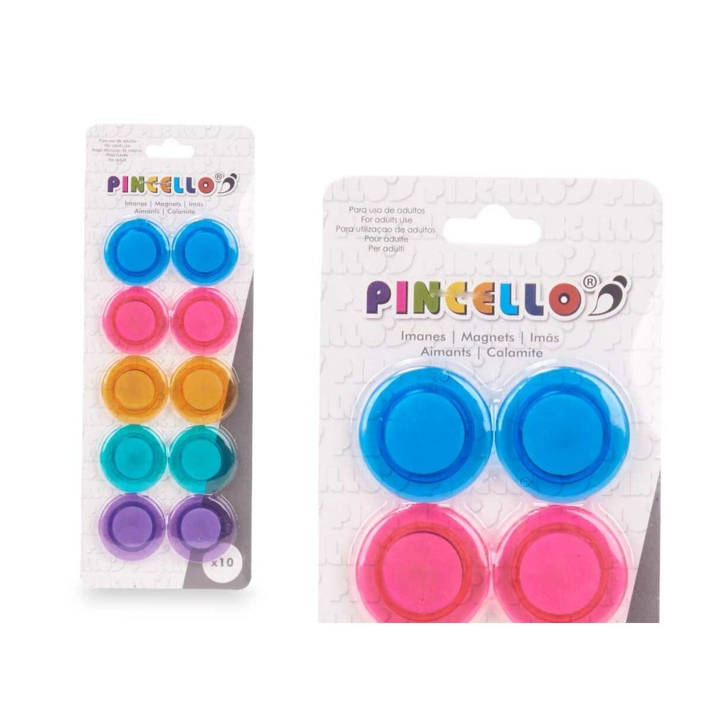 Aimants Pincello 405 Moyen Multicouleur (36 Unités)