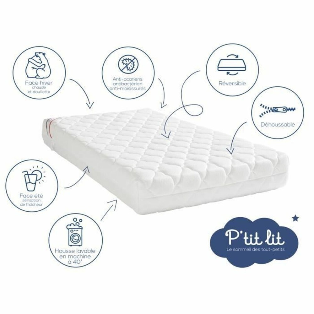 Matelas pour lit de bébé P'TIT LIT Perfect 120 x 60 cm