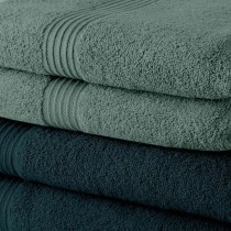 Towels Set TODAY 5 peacock + 5 cecidon 50 x 90 cm (10 Units)