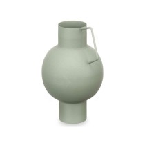 Vase Sphere Green Steel 15 x 23 x 13 cm (6 Units)