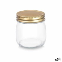 Jar Vivalto CWDH05-18PK Transparent Golden 180 ml (54 Units)