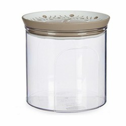 Gefäß Stefanplast Tosca Luftdicht Beige Kunststoff 700 ml 11,7 x 11 x 11,7 cm (12 Stück)